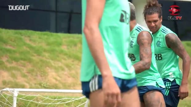 Flamengo’s last training session before Sport Recife clash